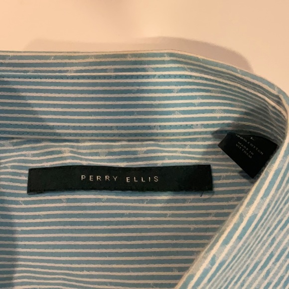 Perry Ellis button down size L shirt - Picture 3 of 7